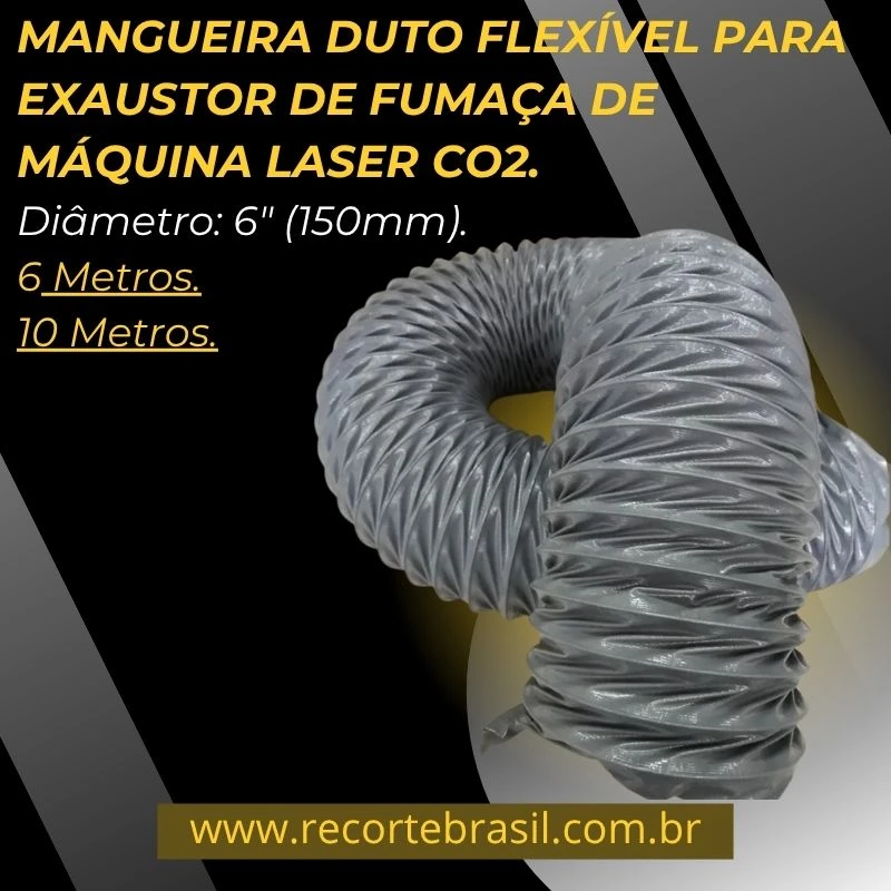 Mangueira Duto Flexível 6 Polegadas