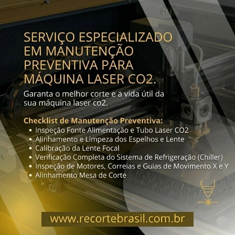 Manutenção Preventiva Máquina Laser CO2