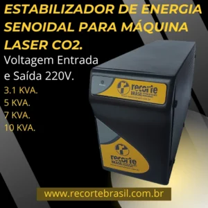 ESTABILIZADOR DE ENERGIA SENOIDAL 220V PARA MÁQUINA LASER CO2.