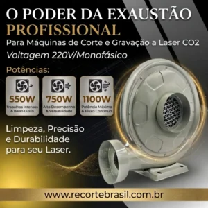 EXAUSTOR INDUSTRIAL PARA MÁQUINA LASER CO2.