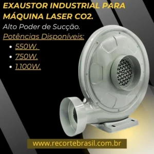 EXAUSTOR INDUSTRIAL PARA MÁQUINA LASER CO2.