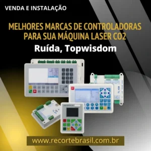 KIT DE PLACA E PAINEL CONTROLADOR PROFISSIONAL PARA MÁQUINA LASER CO2.