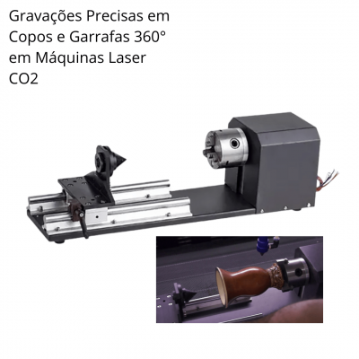 EIXO GIRATÓRIO PARA MÁQUINA LASER CO2