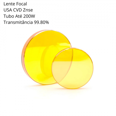 LENTE FOCAL CVD ZNSE EUA PARA MAQUINA LASER CO2