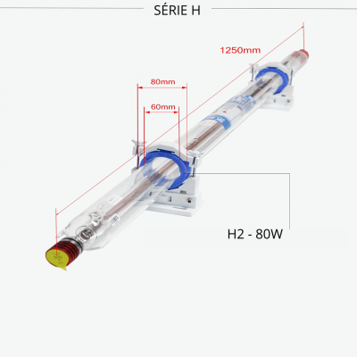YOH280W - TUBO PARA MÁQUINA DE CORTE E GRAVAÇÃO A LASER CO2 YONGLI - H2-80W